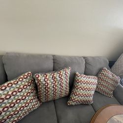 Blue Sofa/loveseat Good Condition. Needs a Little  Spot Cleaning 