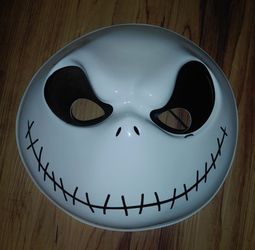 Jack Skellington Plastic Halloween Face Mask