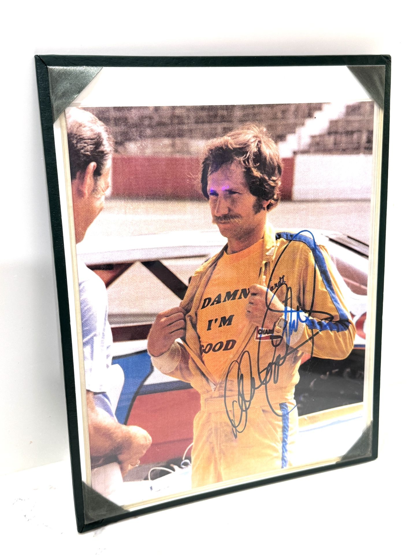 Autographed Dale Earnhardt Sr. ‘Damn I’m Good’ Photo, Framed, NASCAR Legend