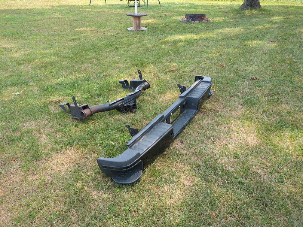 Used GMC Denali Bumper w/ Step and Tow Hitch