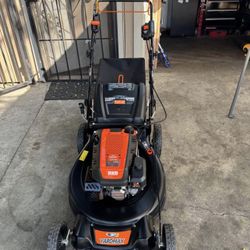 YARDMAX 24 in. 201cc Electric Start SELECT PACE 6 Speed CVT High Wheel RWD 3-in-1 Gas Walk Behind Se