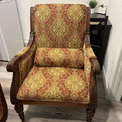 2 Antique accent chairs