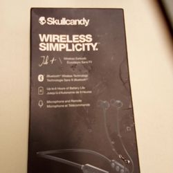 SKULLCANDY BLUETOOTH WIRELESS EARBUDS 