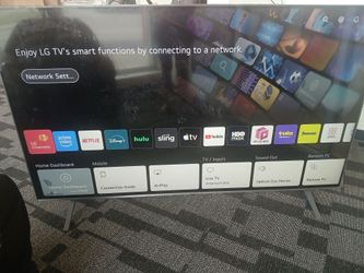 75" flat screen lg tv 4k smart tv big tv