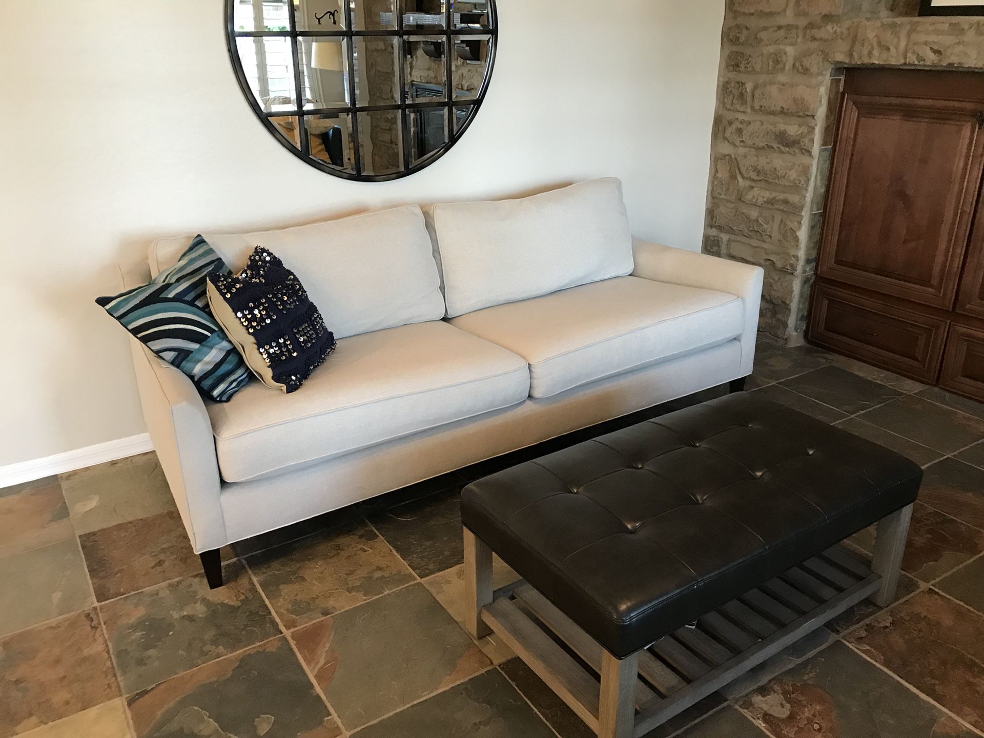 Brand new Pottery Barn Beverly upholstered sofa