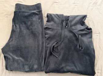 Double Grey Velour Set - Small