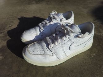 Air Jordan 1 Golf Shoes 8.5m triple white