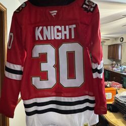 Spencer Knight Chicago Blackhawks Jerseys 100 Year Anniversary Patch Small To 3X