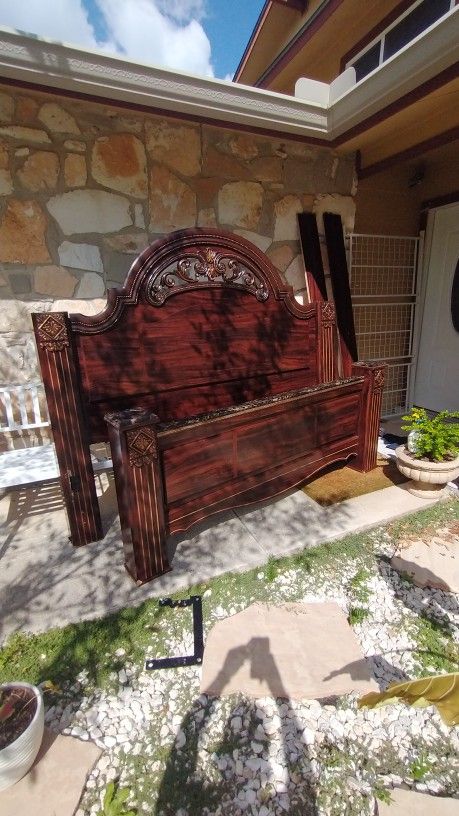 King Size Wood Bed Frame.