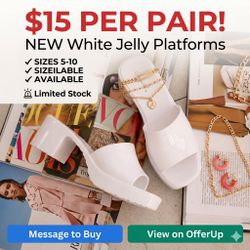 New White Jelly Platforms
