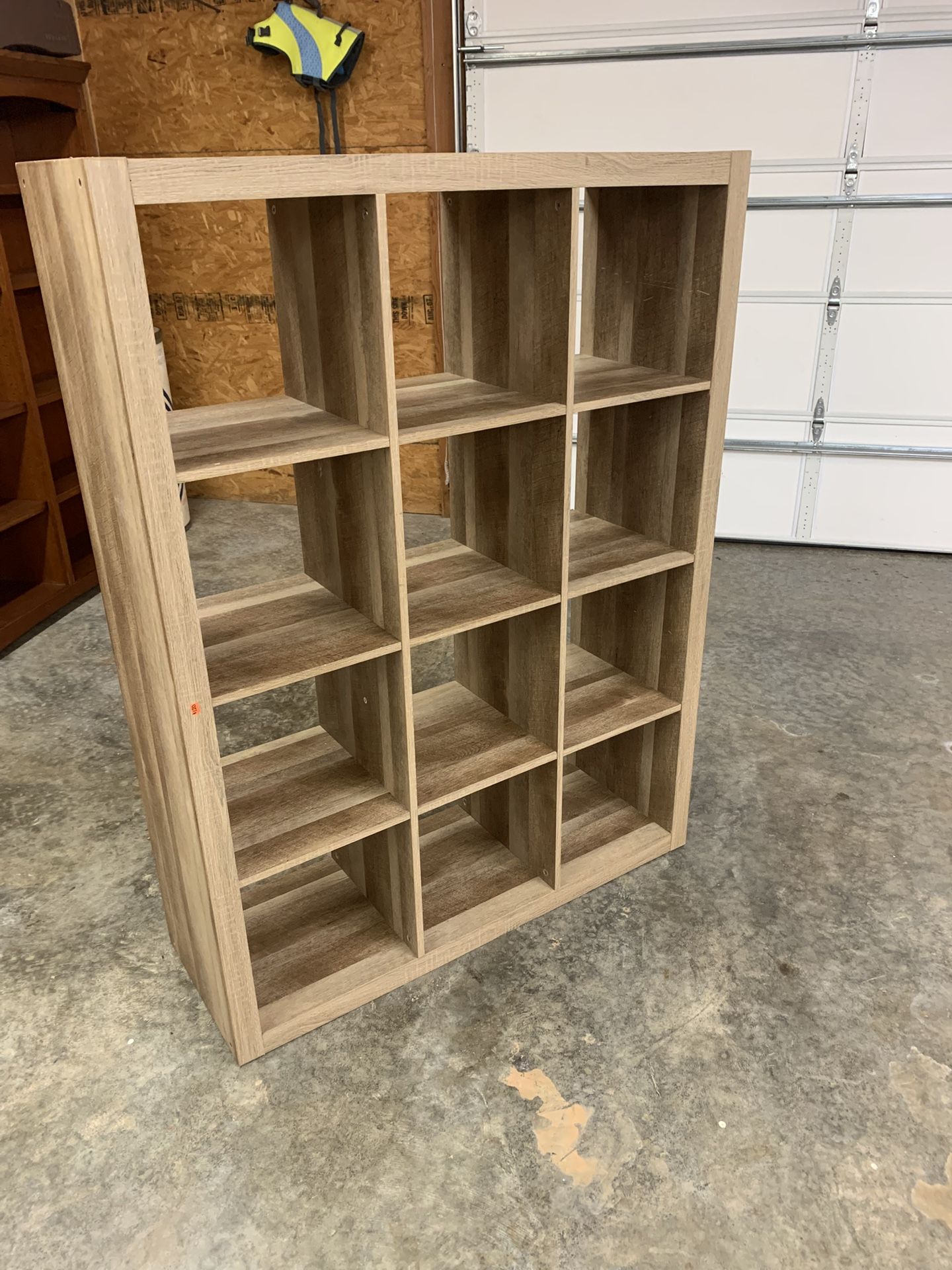 Wooden Cubby Shelf