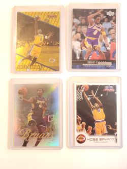 4 Kobe Bryant cards