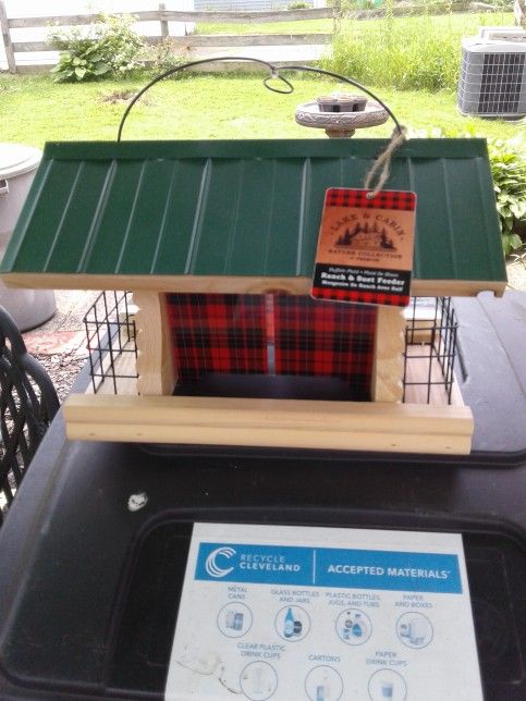 Brand New, Lake & Cabin Bird Feeder, By Nature Collection