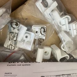 IKEA replacement hardware Spares for Closet Organizer Rack, Curtain Rod Holder, or Desk Legs 
