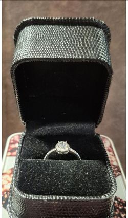 Solid 925 Silver GRA Certified Oval Cut 0.72ct Halo Flower Engagement Moissanite Ring 6
