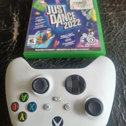 NEW XBOX SERIES X CONTROLLER AND NEW JUST DANCE 2022 GAME $60 FINAL PRICE SAME DAY SHIPPING 