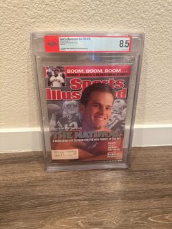 Sports illustrated Tom Brady “The Natural” first issue.