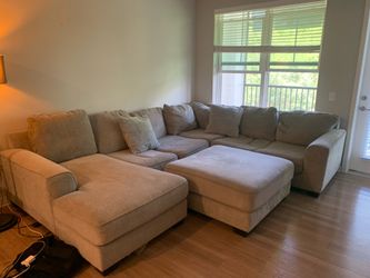 3 Piece Sectional with Ottoman