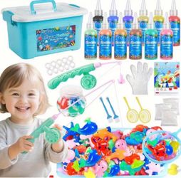 Water Gel Magic Kit, Fairy Water Gel Toy for Kids, Arts & Crafts DlY STEM Kit, Party Favors Toys, Birthday Holiday Gifts for Boys Girls Age 3+