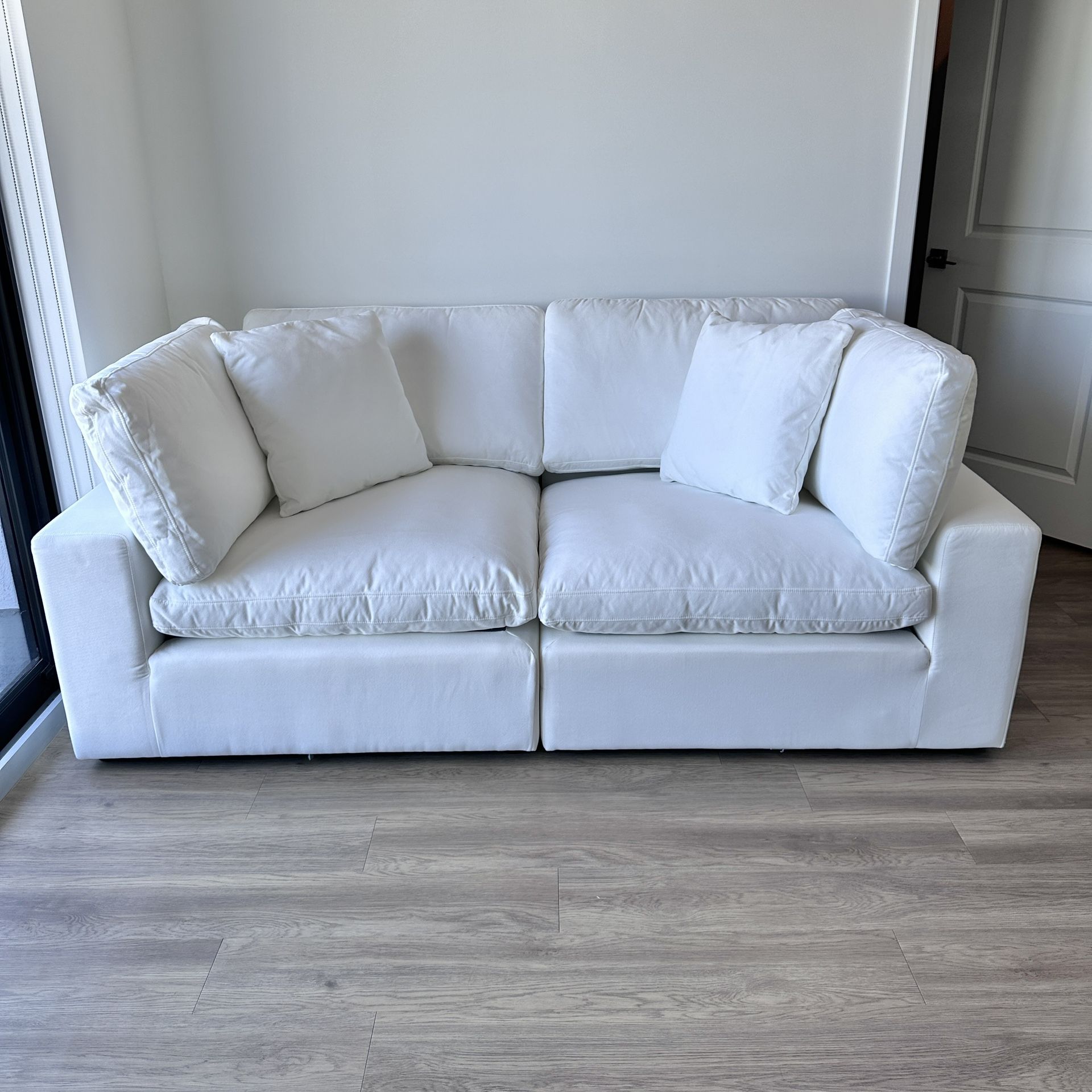 White Cloud Couch Sectional Sofa (NEW)