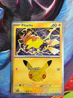 Pikachu #30 Pokemon TCG 30th Celebration Anniversary