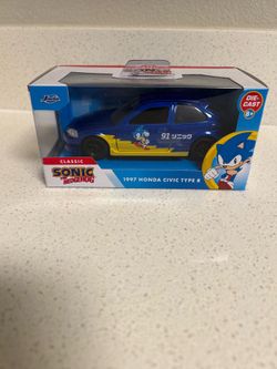 Jada toys 1997 Honda civic type r sonic the hedgehog