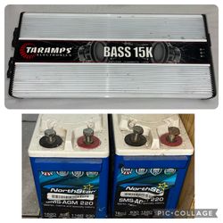 Taramp 15k And 2 Northstar Batteries 