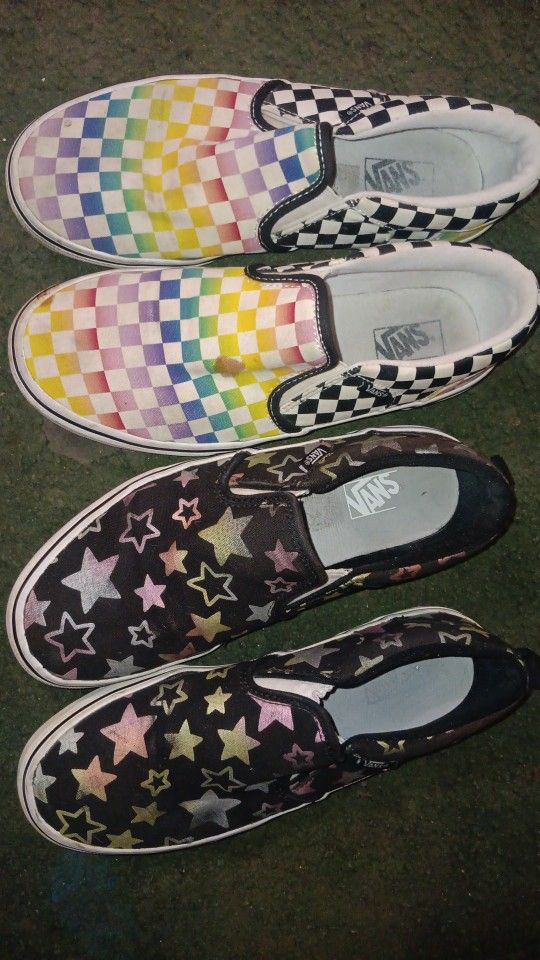 Vans Size 6 Missy $10 For Both