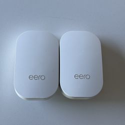 2 Eero Wi-Fi 6 Mesh Routers