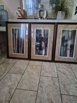 Cuadros  decoratibo 35 . 00 el set de tres