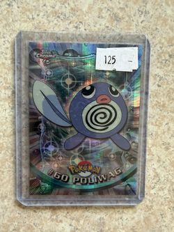 Poliwag Topps tekkno chrome holo rare!!!!