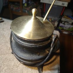 Antique Whale Oil Smudge Pot