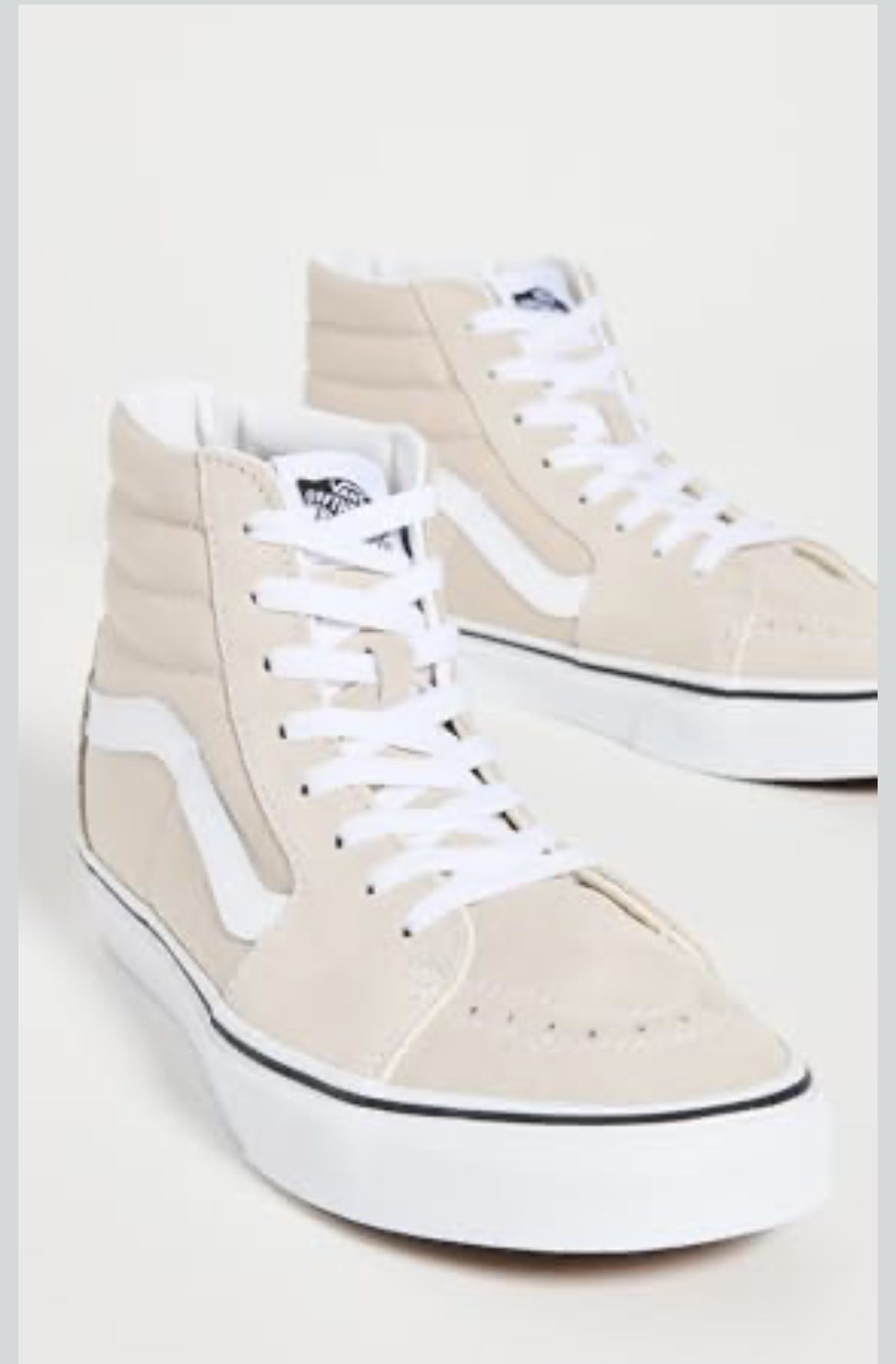 NWT VANS Unisex Sk8-Hi Tan Suede Casual Shoes Sneakers Size 5.5 Men Size Women 7.0