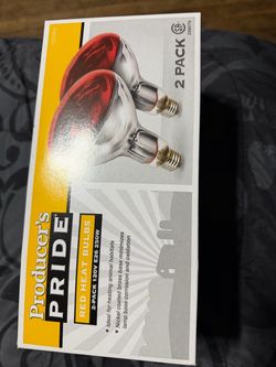 Producer's Pride Red Heat Bulbs 2-Pack 250W