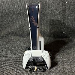 Ps5 Slim Disc Edition 1TB Console with Controller and Cables
