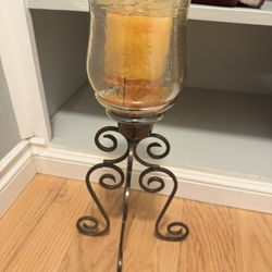 Candle Holder W/ Scented Candle