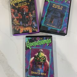 VHS Bundle of #3: Goosebumps 