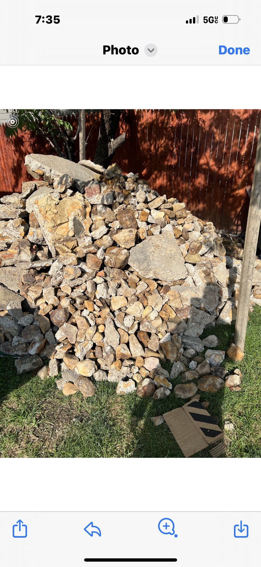 Old Scrap Cement