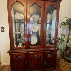 Dinning Table Set With Cabinet 