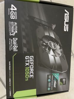 Asus GeForce GTX 1050 Ti - 4GB Single Fan