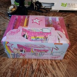  JOJO SIWA Sparkle Create Arts & Craft 180+ pieces Activity Stationary Box 