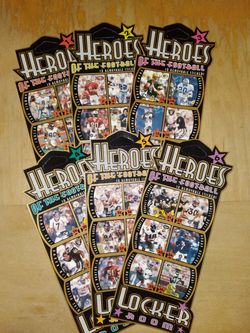 Heroes Of The Football Locker Room Stickers