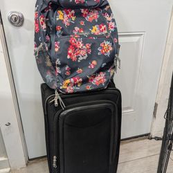 TravelPro Roller Carry-on and Vera Bradley Travel Backpack