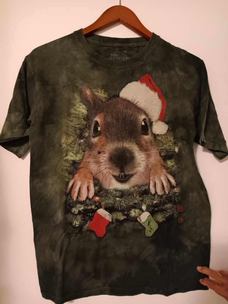 The Mountain Christmas Vacation Squirrel Tshirt