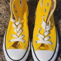 All Stars Converse Yellow High Tops 