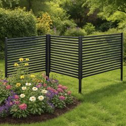 Garvee 72" H×36" W Metal Privacy Screen - Heavy-Duty, X(340)