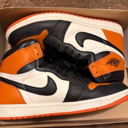 Mens jordan 1 shattered back board size 10