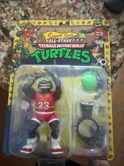 TEENAGE MUTANT NINJA TURTLES CLASSIC SEWER SPORTS ALL-STARS SLAM DUNKIN' DON ACTION FIGURE