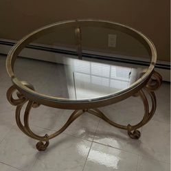 Round Glass Coffee Table