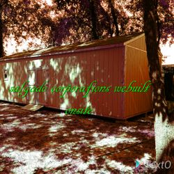 Salgado sheds we built on site